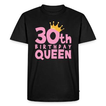30e anniversaire - T-shirt Premium bio Homme - noir - Devant - Nico (187cm)