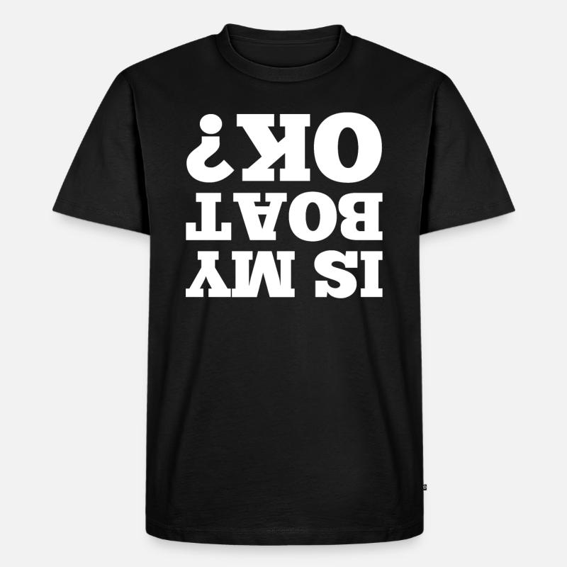 Sportboot Schnellboot - Männer Premium Bio T-Shirt - Schwarz