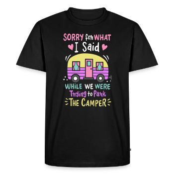 Camping Tentes Camping Camping - T-shirt Premium bio Homme - noir - Devant - Nico (187cm)