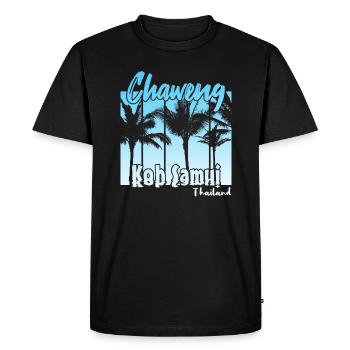 Chaweng Koh Samui Thaïlande - T-shirt Premium bio Homme - noir - Devant - Nico (187cm)