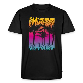 Mirissa Sri Lanka - T-shirt Premium bio Homme - noir - Devant - Nico (187cm)