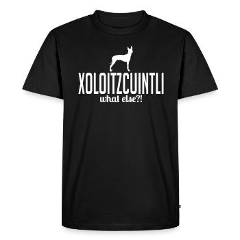 Xoloitzcuintli what else Hundespruch Wilsigns - Men's Premium Organic T-Shirt - black - Front - Nico (187cm)
