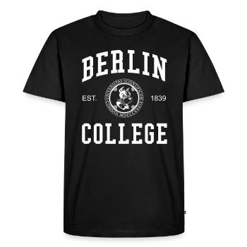 BERLIN Collège Université Universität Hochschule - T-shirt Premium bio Homme - noir - Devant - Nico (187cm)