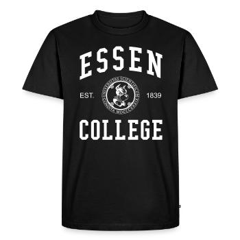 Collège universitaire d’Essen - T-shirt Premium bio Homme - noir - Devant - Nico (187cm)