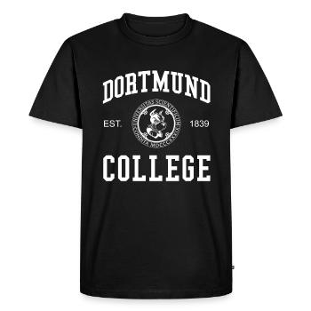 Dortmund College, Universität Hochschule - T-shirt Premium bio Homme - noir - Devant - Nico (187cm)