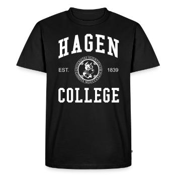 Hagen College, Université Universität Hochschule - T-shirt Premium bio Homme - noir - Devant - Nico (187cm)