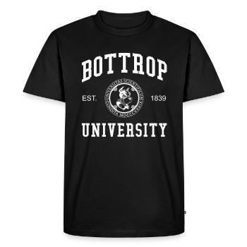 Université Bottrop Universität Hochschule Uni - T-shirt Premium bio Homme - noir - Devant - Nico (187cm)