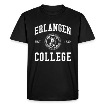 Collège d’Erlangen Université Universität Hochschule - T-shirt Premium bio Homme - noir - Devant - Nico (187cm)