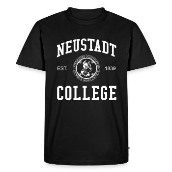 Neustadt College University Universität Hochschule - T-shirt Premium bio Homme - noir - Devant - Nico (187cm)