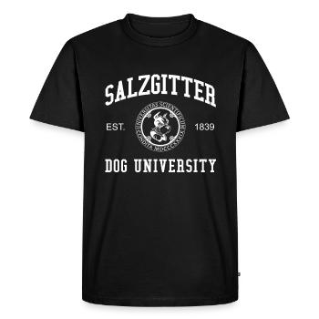Collège universitaire universitaire de chiens de Salzgitter - T-shirt Premium bio Homme - noir - Devant - Nico (187cm)