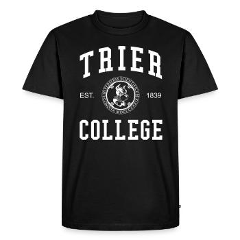 Collège de Trèves Université Universität Hochschule - T-shirt Premium bio Homme - noir - Devant - Nico (187cm)
