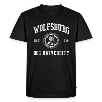 Collège universitaire canin de Wolfsburg - T-shirt Premium bio Homme - noir - Devant - Nico (187cm)