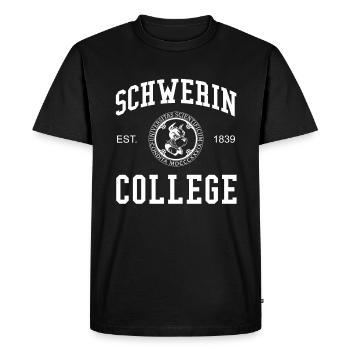 Schwerin College University Universität Hochschule - T-shirt Premium bio Homme - noir - Devant - Nico (187cm)