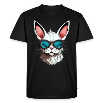 Pinou le streum - T-shirt Premium bio Homme - noir - Devant - Nico (187cm)