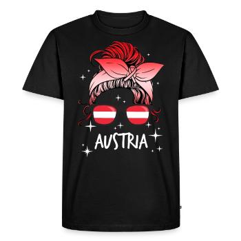 Autriche - T-shirt Premium bio Homme - noir - Devant - Nico (187cm)