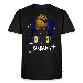 Barbade - T-shirt Premium bio Homme - noir - Devant - Nico (187cm)