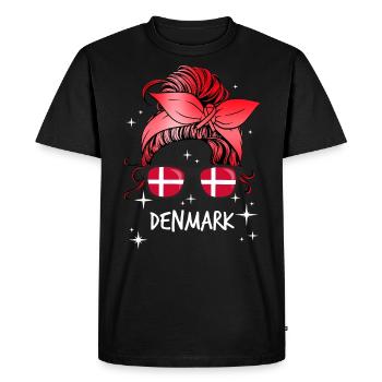 Denmark - Men's Premium Organic T-Shirt - black - Front - Nico (187cm)
