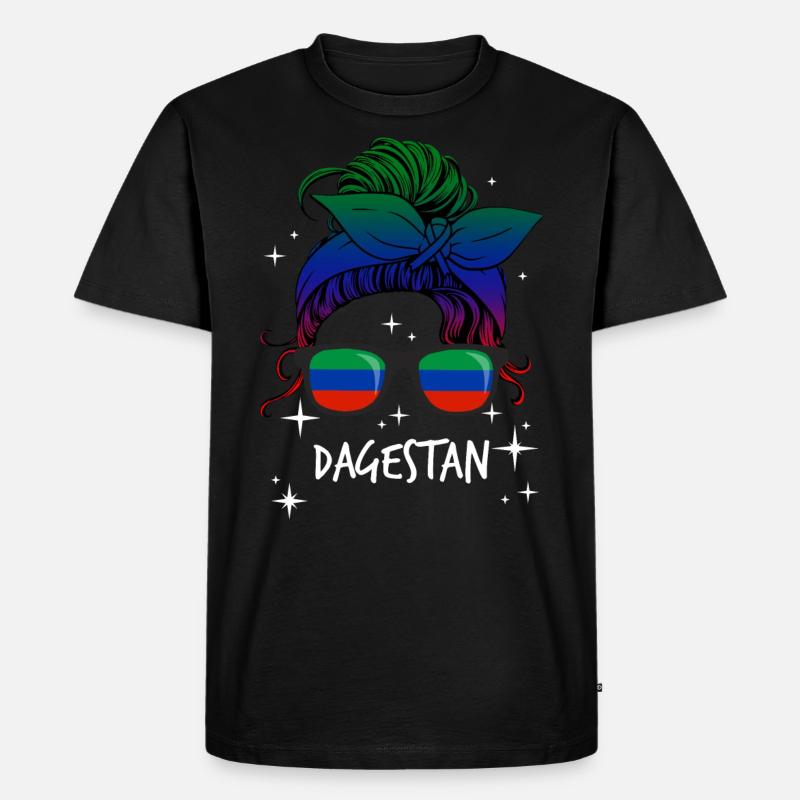 Dagestan - Männer Premium Bio T-Shirt - Schwarz
