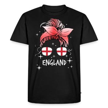England - Men's Premium Organic T-Shirt - black - Front - Nico (187cm)