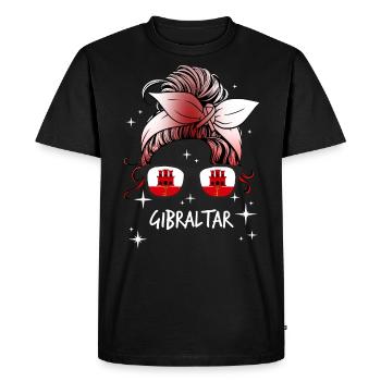 Gibraltar - T-shirt Premium bio Homme - noir - Devant - Nico (187cm)