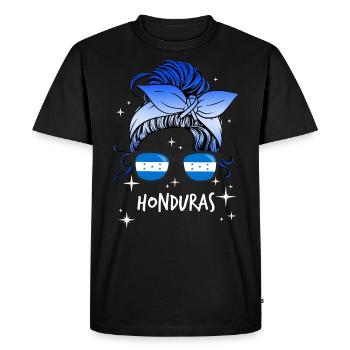 Honduras - T-shirt Premium bio Homme - noir - Devant - Nico (187cm)