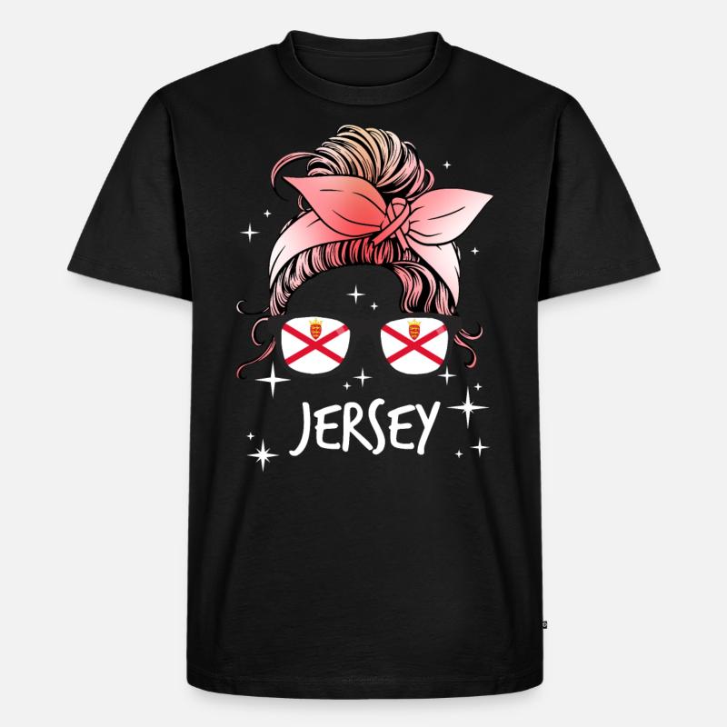 Jersey - Männer Premium Bio T-Shirt - Schwarz