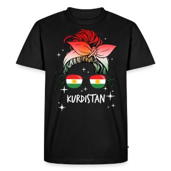 Kurdistan - T-shirt Premium bio Homme - noir - Devant - Nico (187cm)