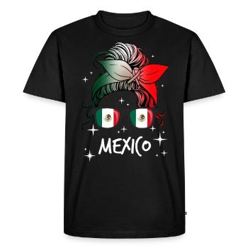 Mexique - T-shirt Premium bio Homme - noir - Devant - Nico (187cm)