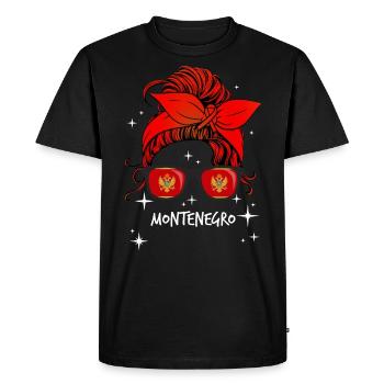 Montenegro - Men's Premium Organic T-Shirt - black - Front - Nico (187cm)