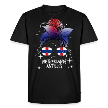 Antilles néerlandaises - T-shirt Premium bio Homme - noir - Devant - Nico (187cm)
