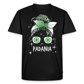 Padania - Men's Premium Organic T-Shirt - black - Front - Nico (187cm)