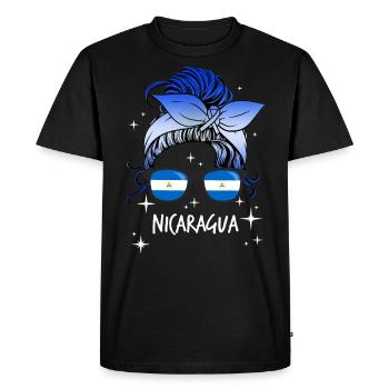 Nicaragua - Men's Premium Organic T-Shirt - black - Front - Nico (187cm)