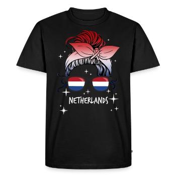 Antilles néerlandaises - T-shirt Premium bio Homme - noir - Devant - Nico (187cm)
