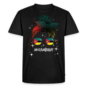 Mozambique - T-shirt Premium bio Homme - noir - Devant - Nico (187cm)