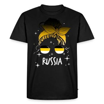 Empire russe - T-shirt Premium bio Homme - noir - Devant - Nico (187cm)