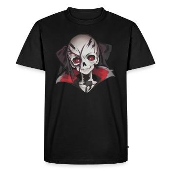 Magie démoniaque la nuit d’Halloween - T-shirt Premium bio Homme - noir - Devant - Nico (187cm)