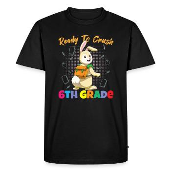 Ready To Crush 6th Grade Elementary School - T-shirt Premium bio Homme - noir - Devant - Nico (187cm)