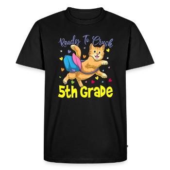 Ready To Crush 5th Grade Elementary School - T-shirt Premium bio Homme - noir - Devant - Nico (187cm)