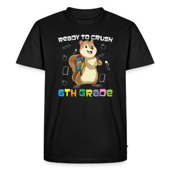 Ready To Crush 6th Grade Elementary School - T-shirt Premium bio Homme - noir - Devant - Nico (187cm)