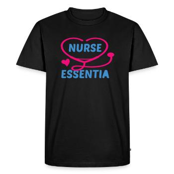 NURSE Nurse - Men's Premium Organic T-Shirt - black - Front - Nico (187cm)