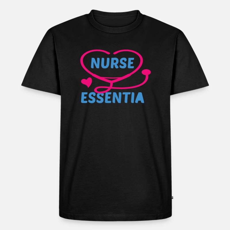 KRANKENSCHWESTER Pflegerin - Männer Premium Bio T-Shirt - Schwarz