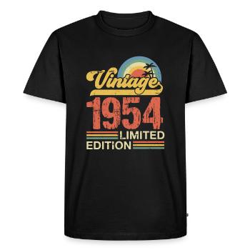 1954 - Men's Premium Organic T-Shirt - black - Front - Nico (187cm)