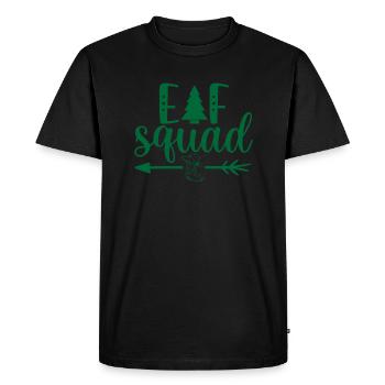 Elven Troop Norwegian Pattern - Men's Premium Organic T-Shirt - black - Front - Nico (187cm)