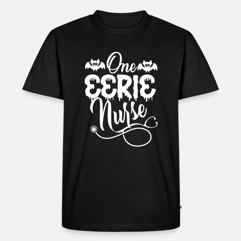 Eine unheimliche Krankenschwester - Männer Premium Bio T-Shirt - Schwarz