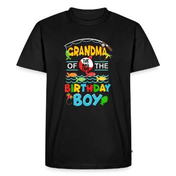 O Fish Ally Une Tenue d’Anniversaire Grand-Dame De Le Bir - T-shirt Premium bio Homme - noir - Devant - Nico (187cm)