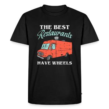 Taco Truck, Food Truckfoodieamateur de nourriture - T-shirt Premium bio Homme - noir - Devant - Nico (187cm)