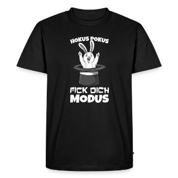 Lustige Sprüche Sarkasmus Ostern Fan Geschenk - Men's Premium Organic T-Shirt - black - Front - Nico (187cm)