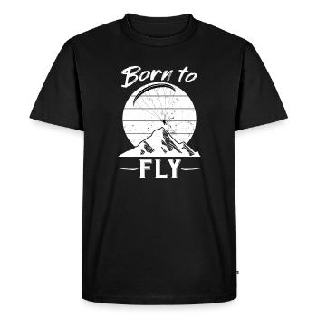Parapente Pilote Parapente - T-shirt Premium bio Homme - noir - Devant - Nico (187cm)
