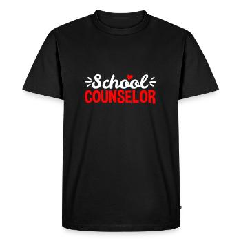 Conseiller scolaire Conseiller d’orientation des enseignants - T-shirt Premium bio Homme - noir - Devant - Nico (187cm)