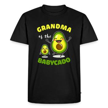 Grand-mère de la famille d’avocats Babycado - T-shirt Premium bio Homme - noir - Devant - Nico (187cm)